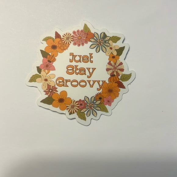 Just Stay Groovy Sticker Lot - 3 Vinyl Stickers Total - Picture 4 of 4